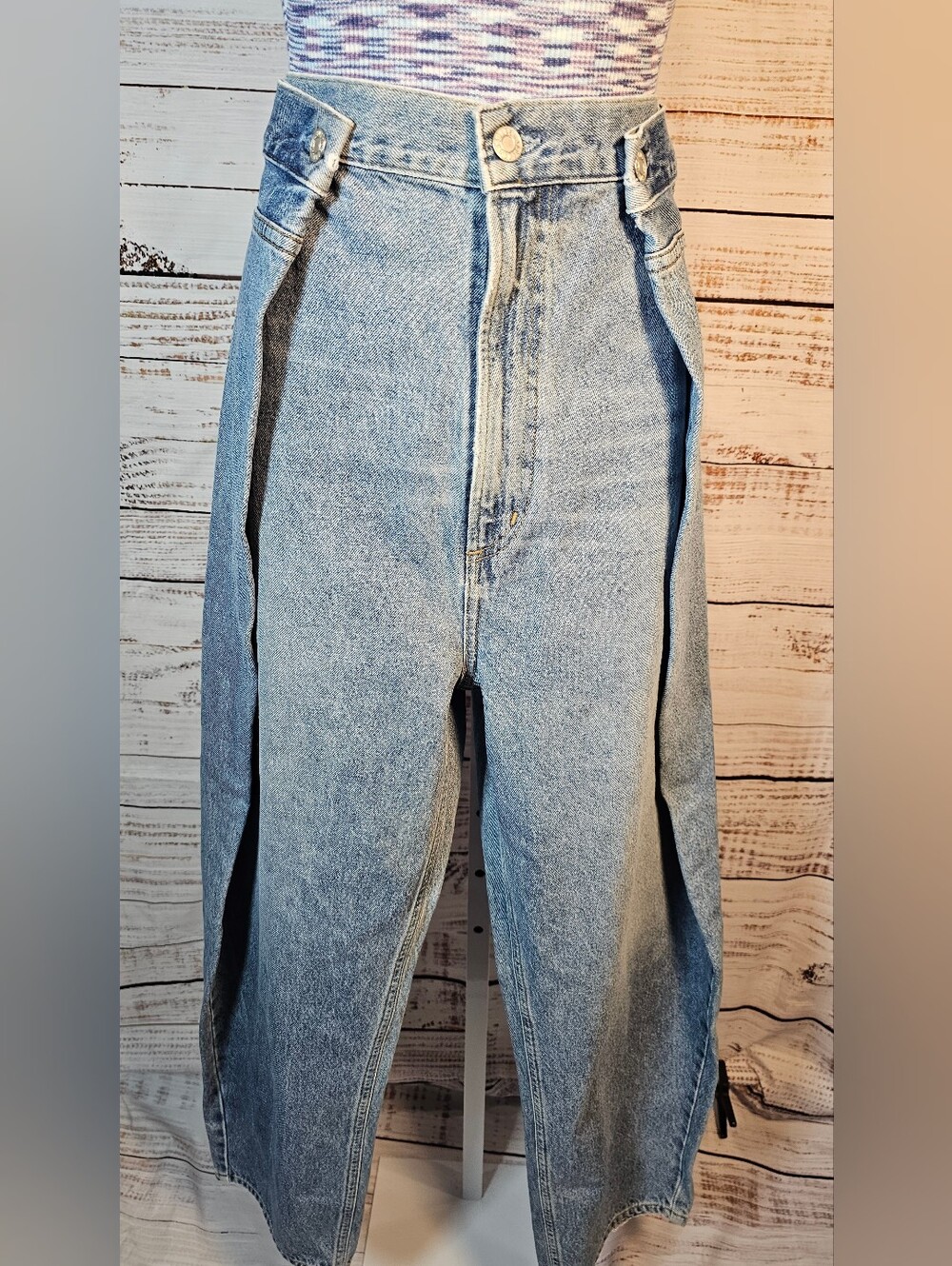 AGOLDE Sample Sculptural Panel Wide Leg Jeans Size 26 Rare